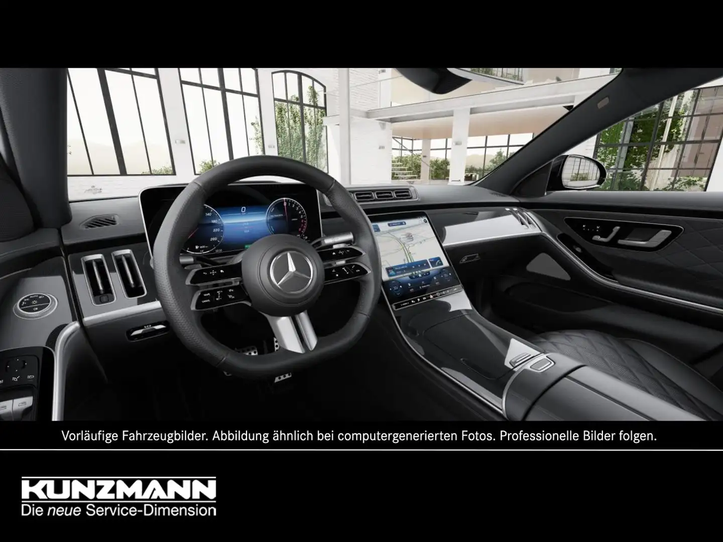 Mercedes-Benz S 580 e lang AMG Night Panorama Multikontursitze Silber - 2
