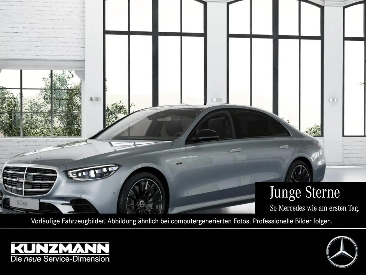 Mercedes-Benz S 580 e lang AMG Night Panorama Multikontursitze Silber - 1