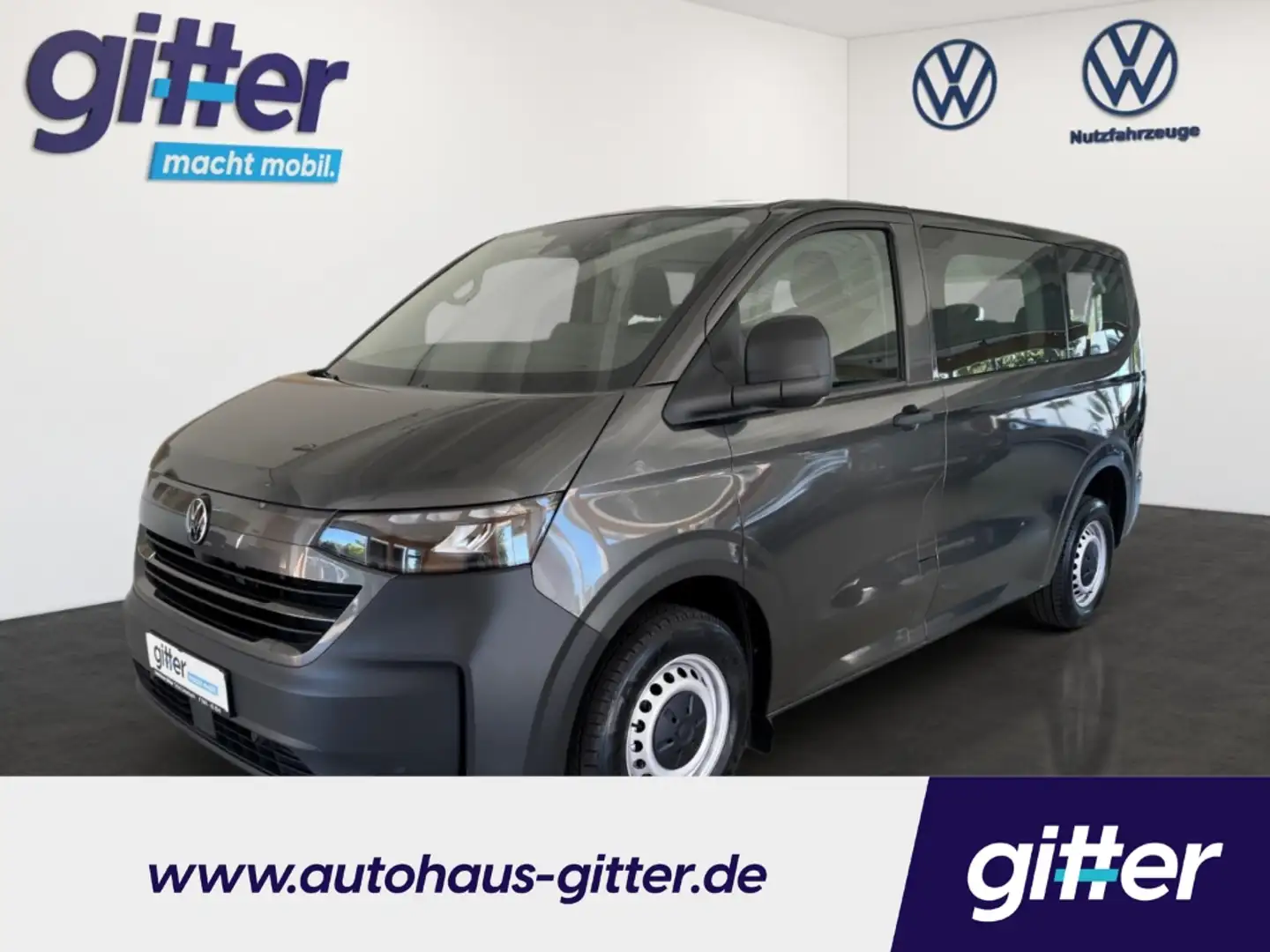 Volkswagen Transporter Kombi 2.0 TDI 110 kW KR EU6e AHK LED ACC Apple Car Grijs - 1