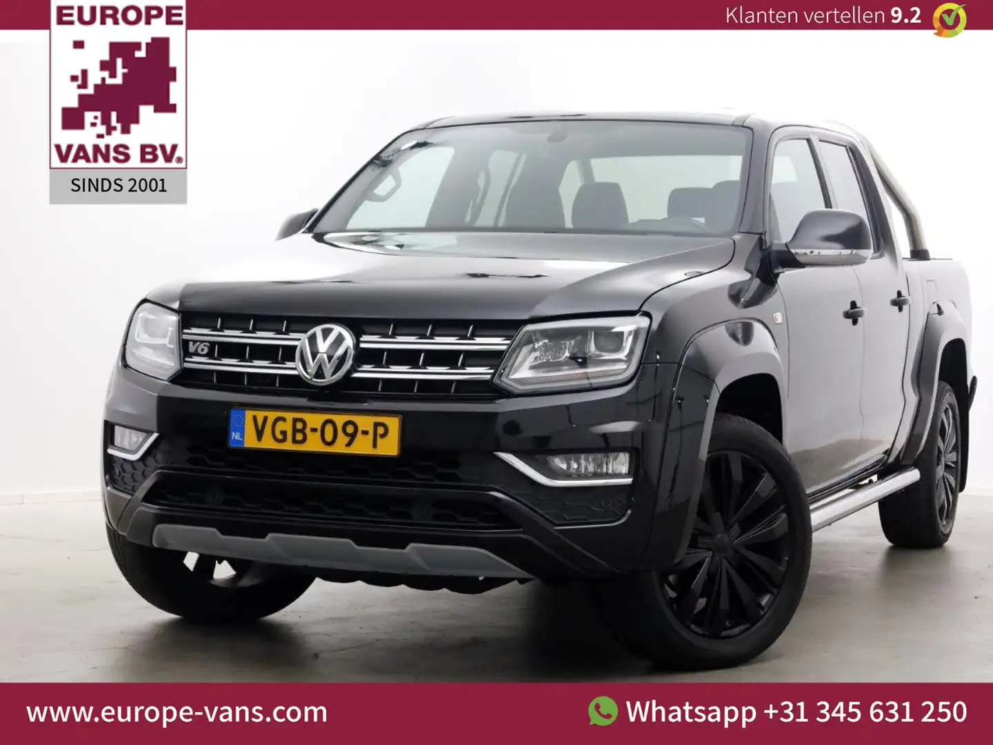 Volkswagen Amarok 3.0 TDI V6 260pk 4Motion D.C. Aventura 5 persoons Zwart - 1