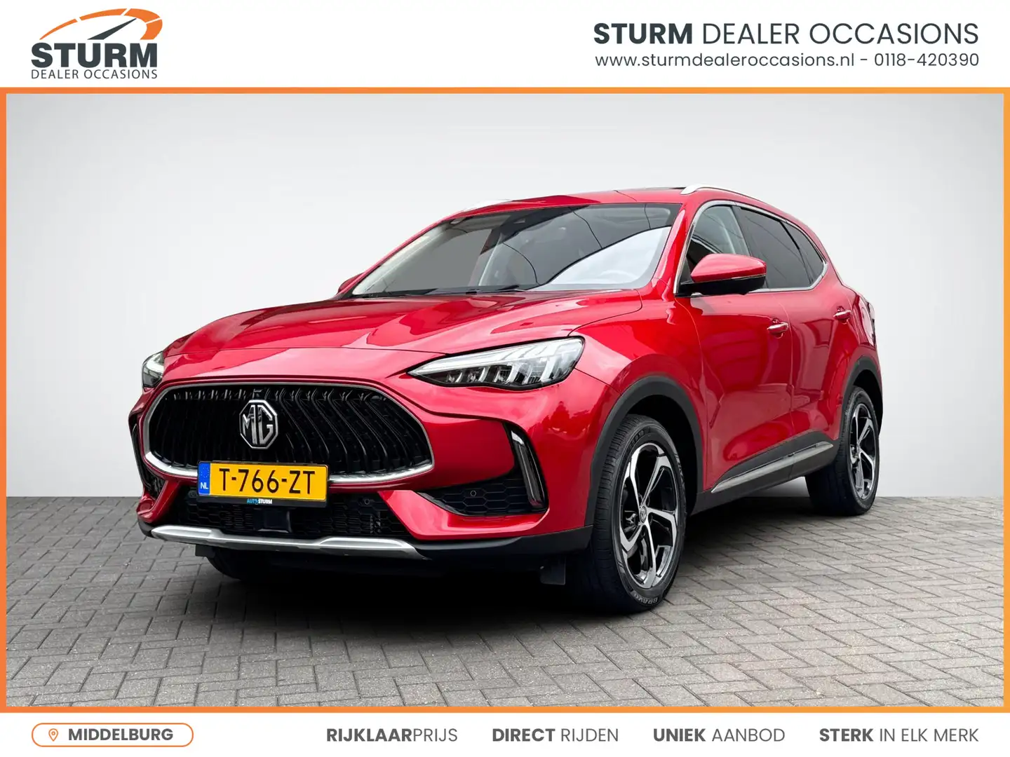 MG EHS 1.5 TGDI Luxury Nieuw Model + NL-Auto! | Trekhaak Rood - 1