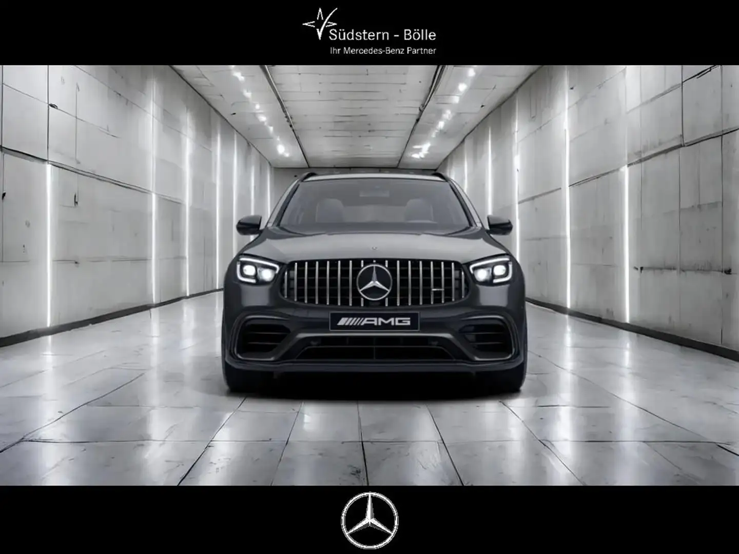 Mercedes-Benz GLC 63 AMG 4M+ AHK+MULTIBEAM+360°KAM+PERF+AGA Gris - 2