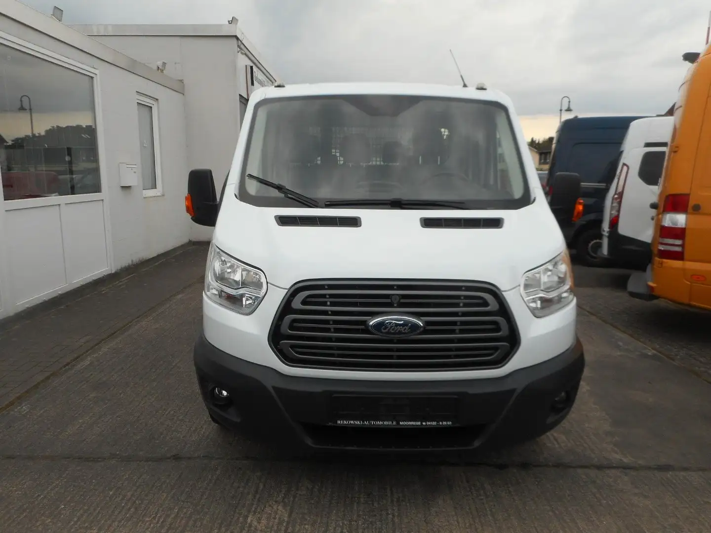 Ford Transit Pritsche 350 L3 Doka Klima Leder AHK Weiß - 2