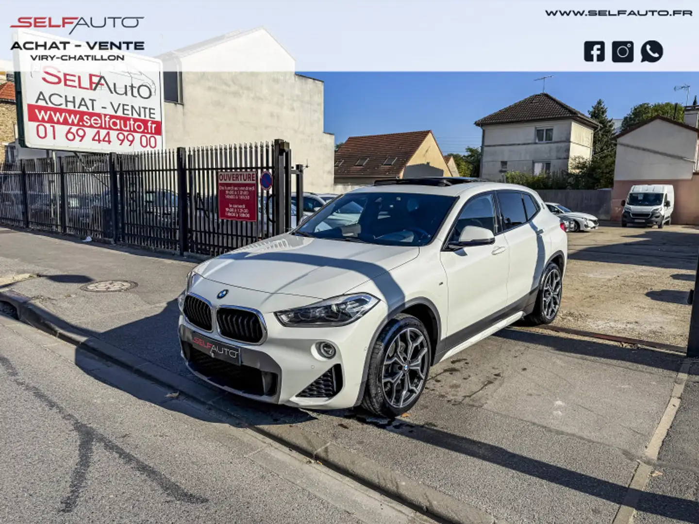 BMW X2 (F39) SDRIVE18DA 150CH M SPORT X EURO6D-T 118G Blanc - 1