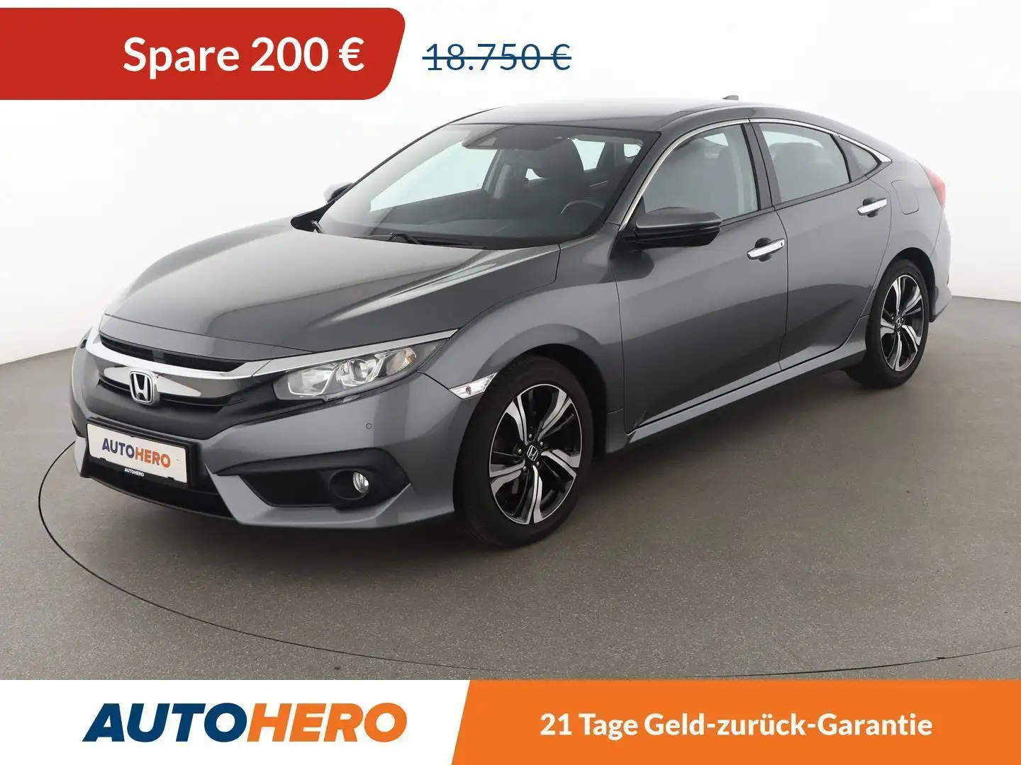 Honda Civic 1.5 VTEC Elegance*NAVI*ACC*CAM*SPUR*PDC*SHZ* Grau - 1