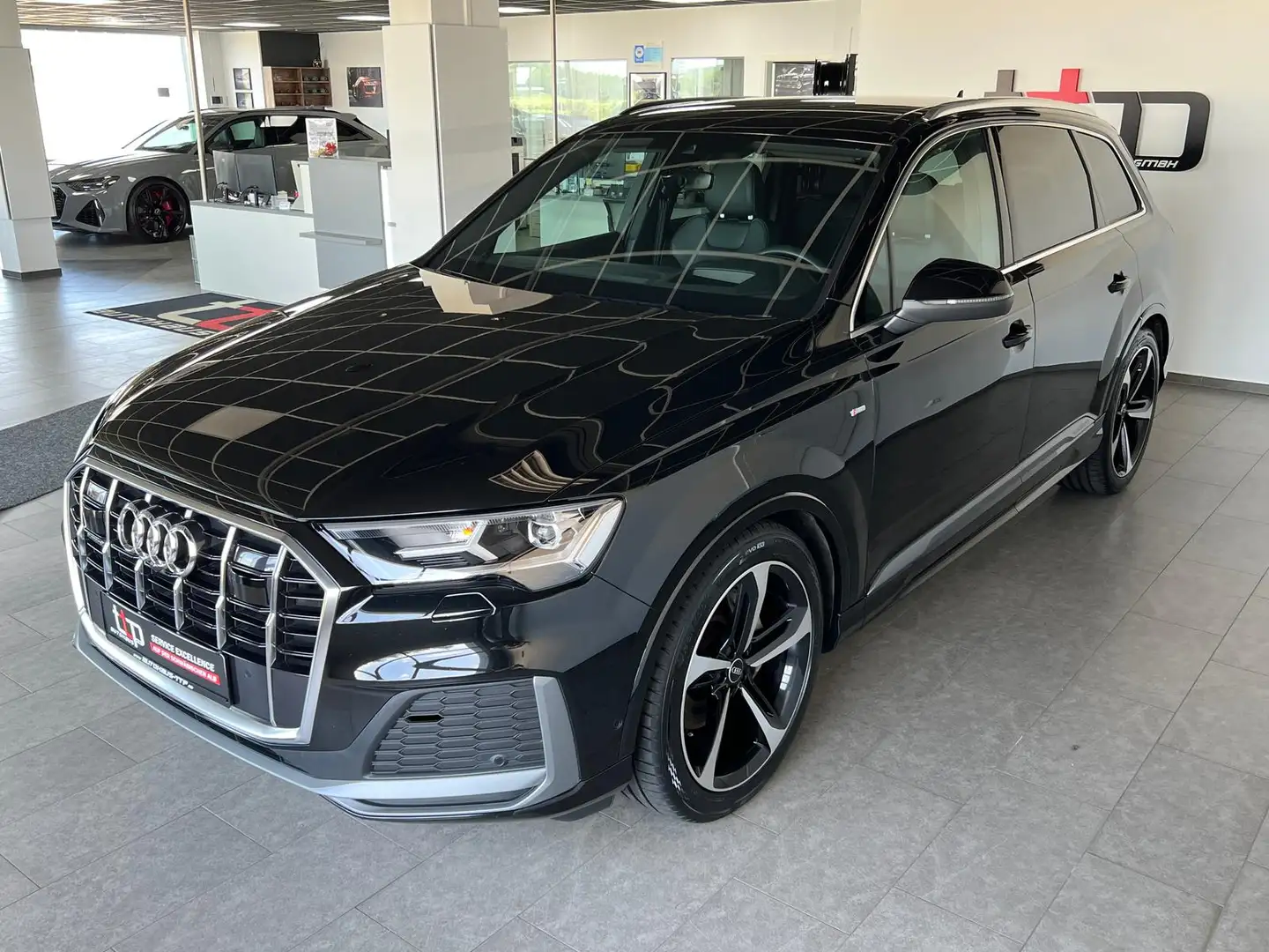 Audi Q7 50 TDI S-line qu.AHK 21-Alu LUFT Head-UP Schwarz - 2