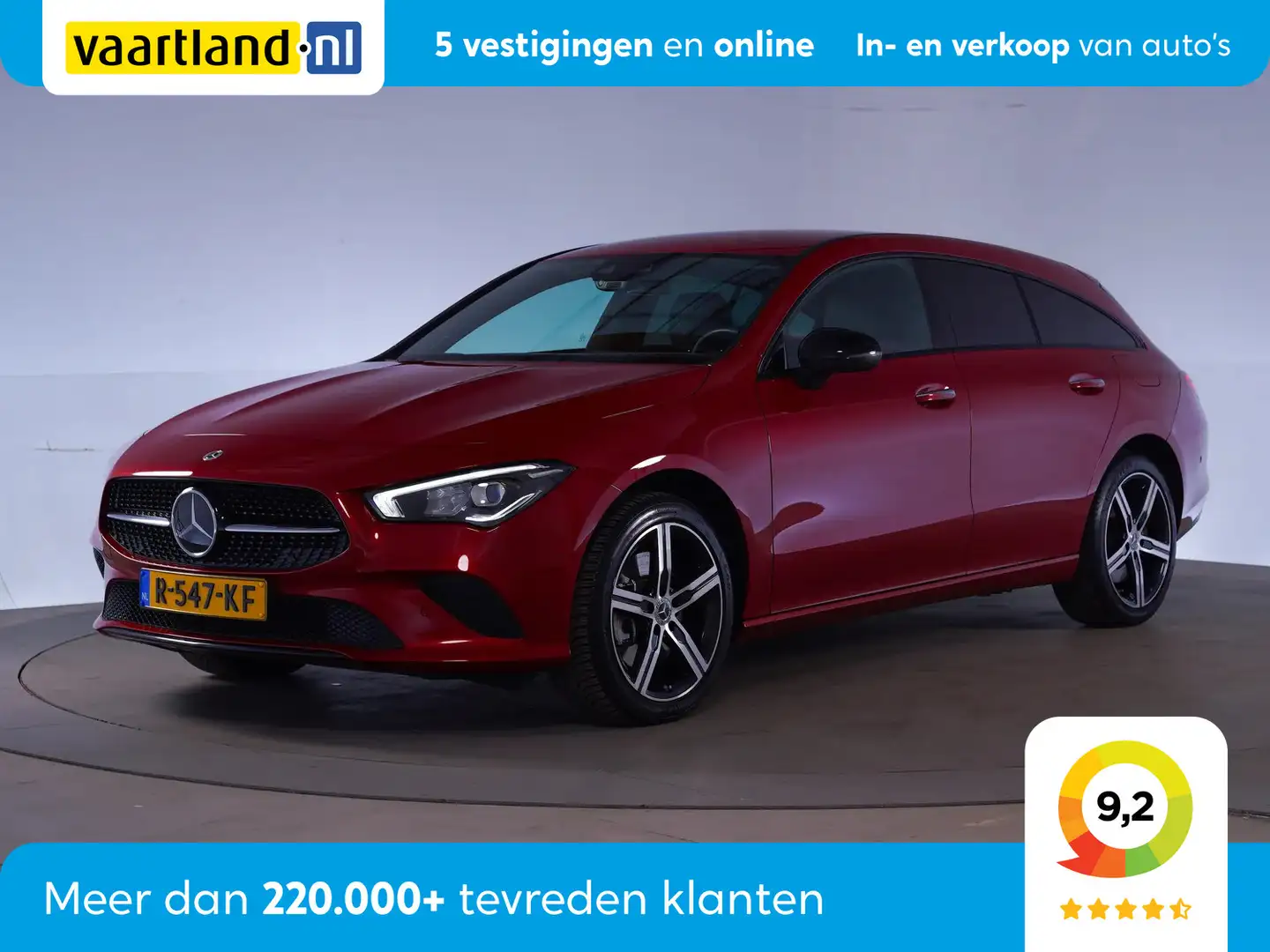 Mercedes-Benz CLA 250 e Luxury Line Aut. [ Sfeerverlichting Camera Navi Rood - 1