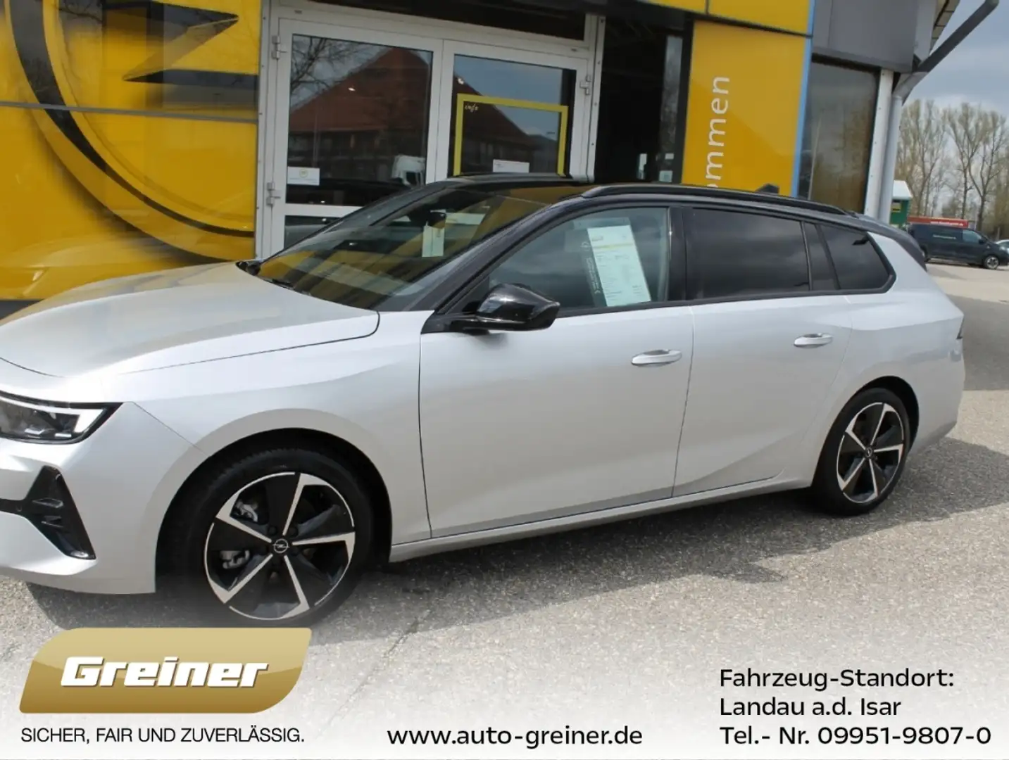 Opel Astra ST 1.2 Turbo GS ALCANTARA|SHZ|NAVI|PDC| Argento - 1