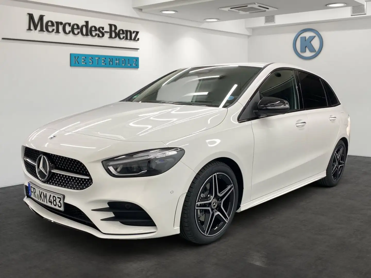 Mercedes-Benz B 200 AMG+AHK+HANDS-FREE+MULTIBEAM+PARK+DISTR Weiß - 2