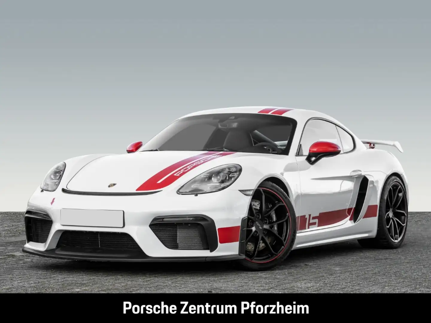 Porsche Cayman 718 GT4 BOSE Sportabgasanlage Sport Chrono Weiß - 1