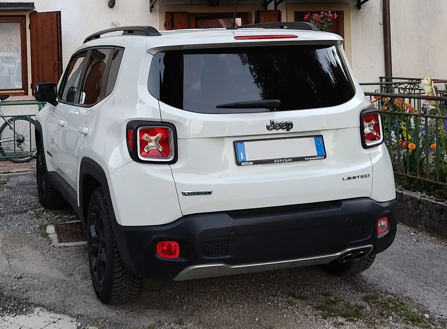 Jeep Renegade Renegade 1.6 mjt Limited fwd 120cv Bianco - 2