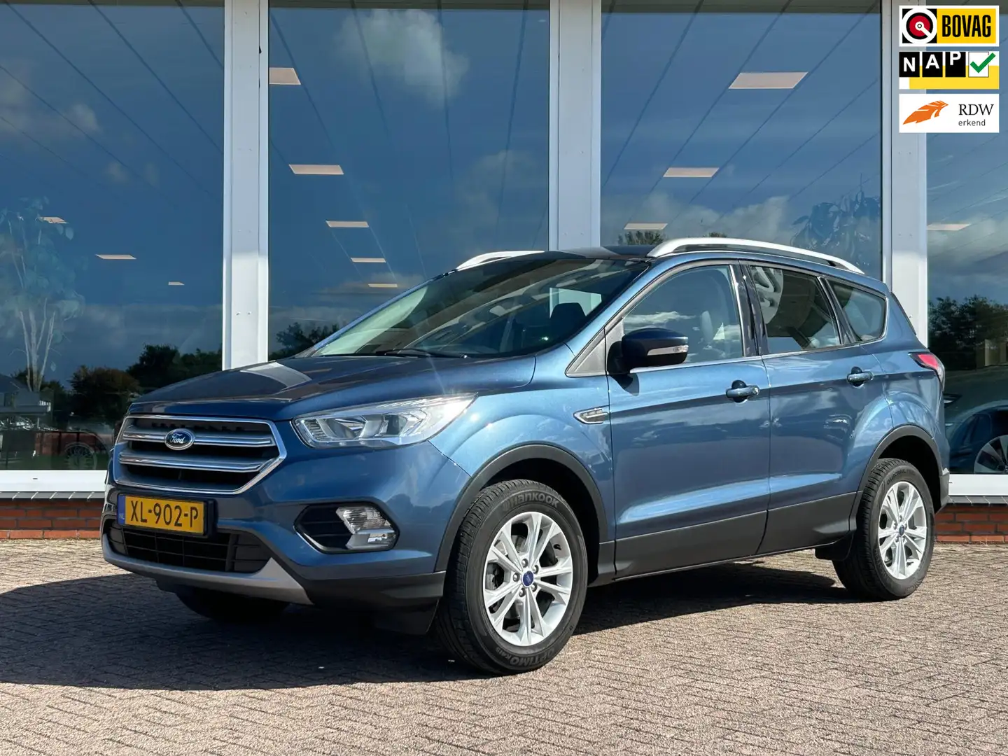 Ford Kuga 1.5 EcoBoost Titanium Origineel NL - NAP - Leder - Blauw - 1