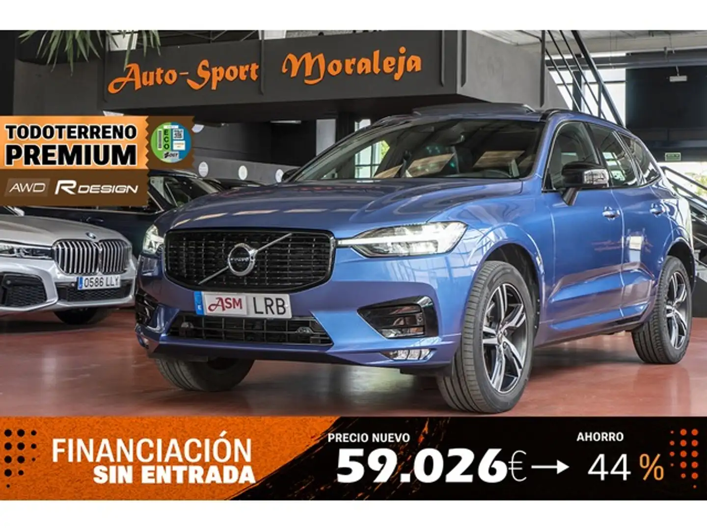 Volvo XC60 B4 R-Design AWD Aut. Bleu - 1