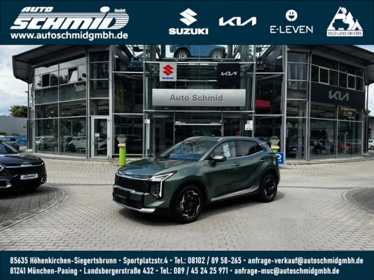 Kia Sportage SPORTAGE (FACELIFT) 1.6D AUTOMATIK SPIRIT DRIVE Groen - 1