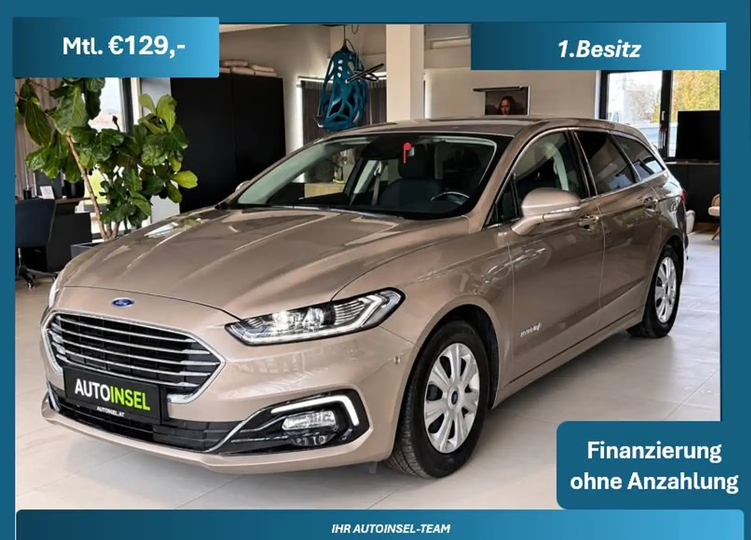 Ford Mondeo Hybrid-Business-Edition Ambiente+Elektrische-Heckklappe+Tempomat+CarPlay+Kamera+Navi Grau - 1