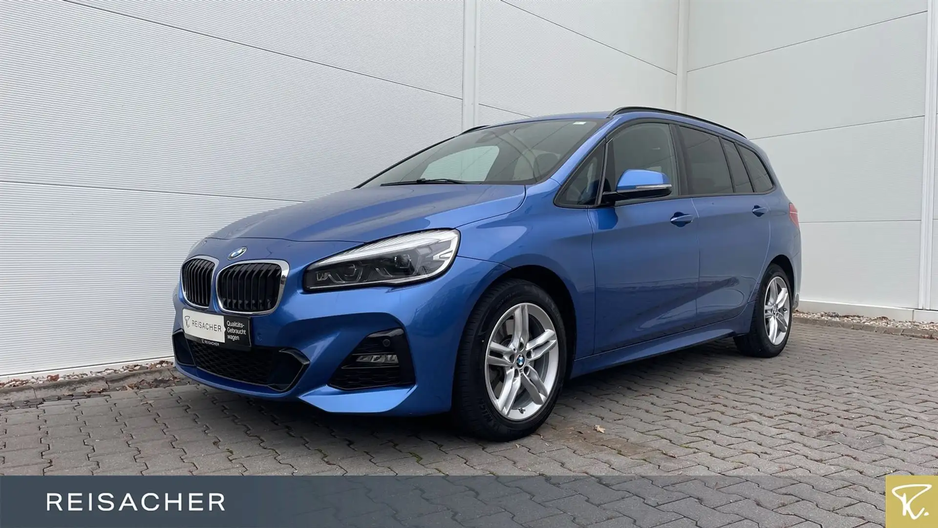 BMW 220 d xDrive Gran Tourer M Sport,Pano,HuD,adLED Blauw - 1