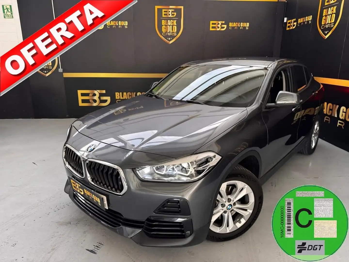 BMW X2 sDrive18d Business Auto Gris - 1