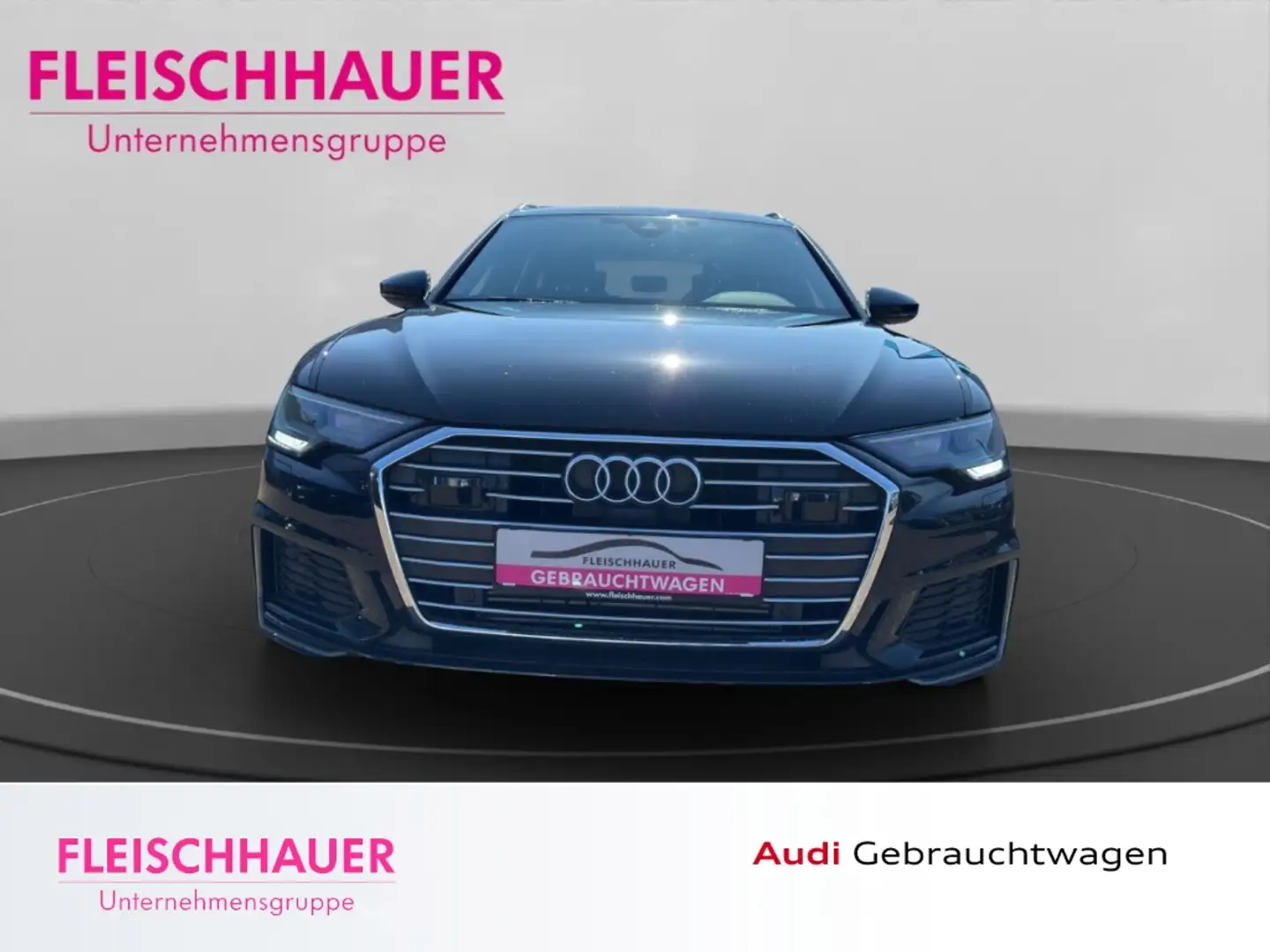 Audi A6 45 TFSI sport 2x S-Line SportPlus AHK schwenk AssP Schwarz - 2