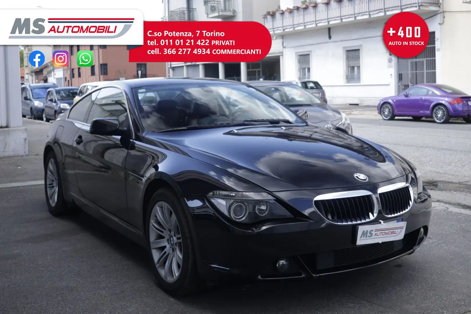 BMW 630 BMW Serie 6 630i Unicoproprietario Nero - 1