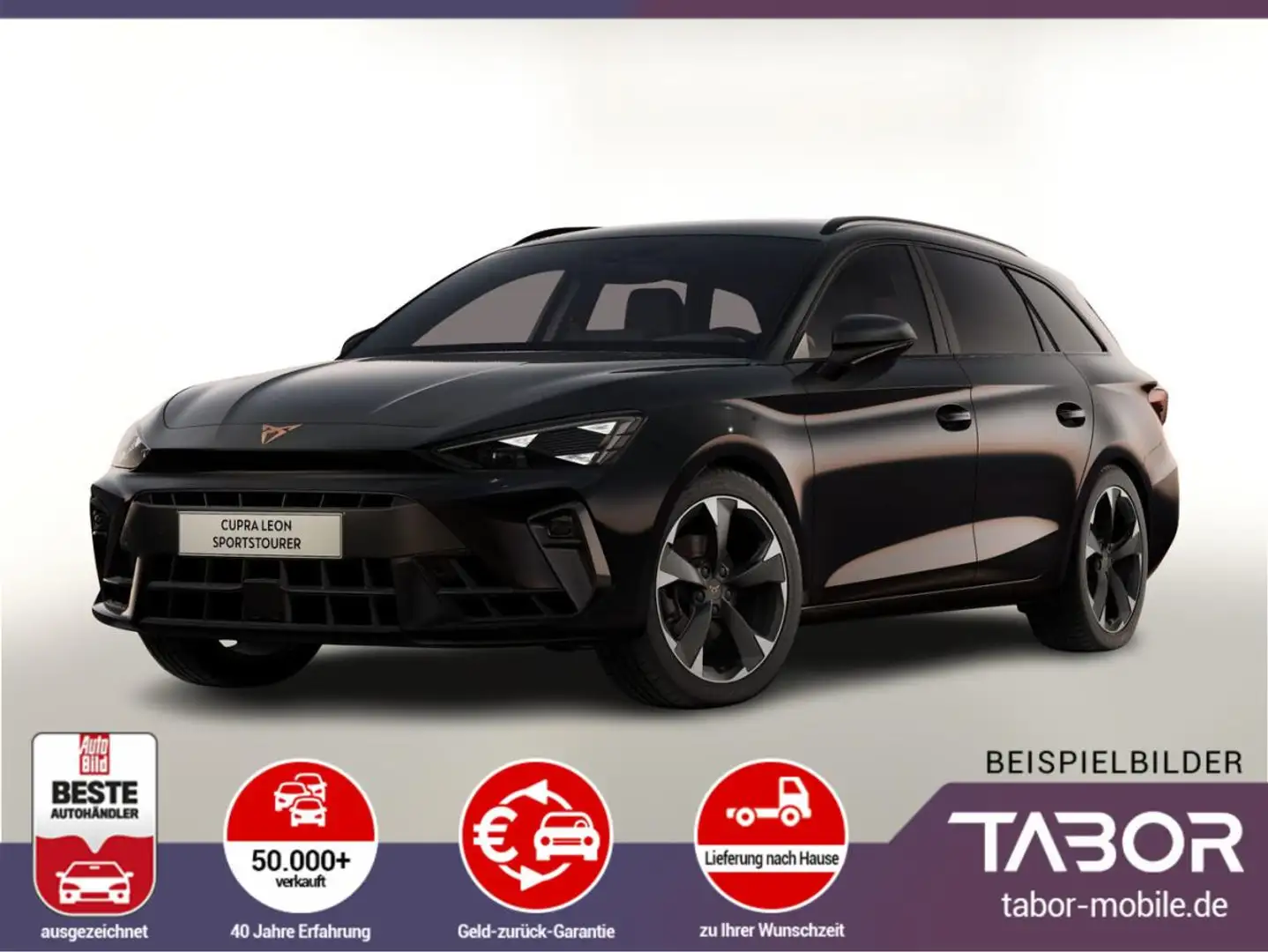 CUPRA Leon ST 1.5 eTSI 150 DSG Pano EdgeP LED SHZ ACC Schwarz - 1