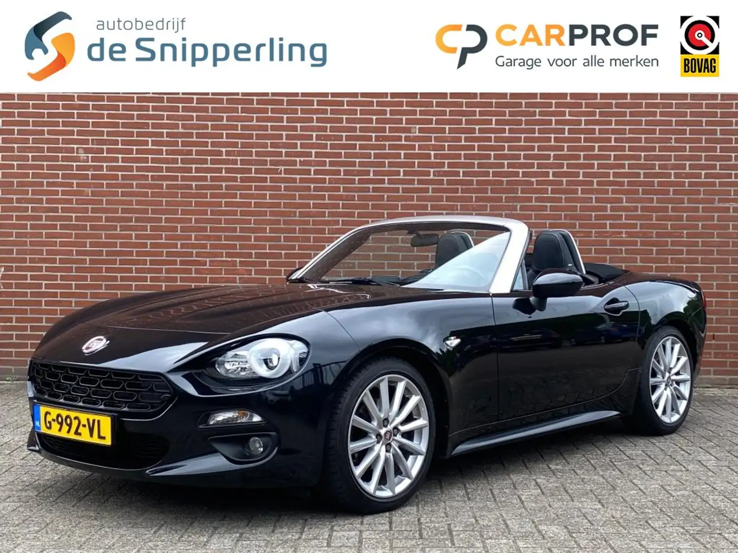 Fiat 124 Spider 1.4 M-AIR T LUSSO NAV CAMERA CRUISE LEER STOELVW D Noir - 1