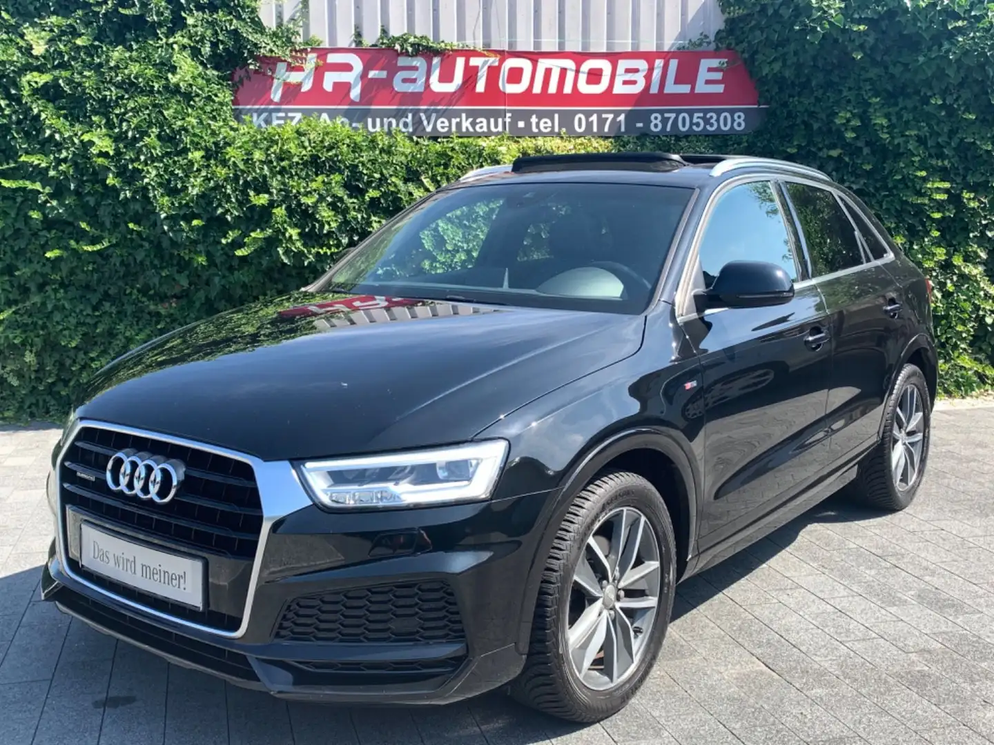 Audi Q3 TDI  Quattro S-Line NAVI AHK Panoramadach Negro - 1