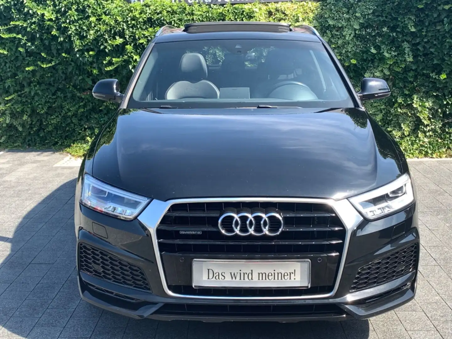 Audi Q3 TDI  Quattro S-Line NAVI AHK Panoramadach Negro - 2
