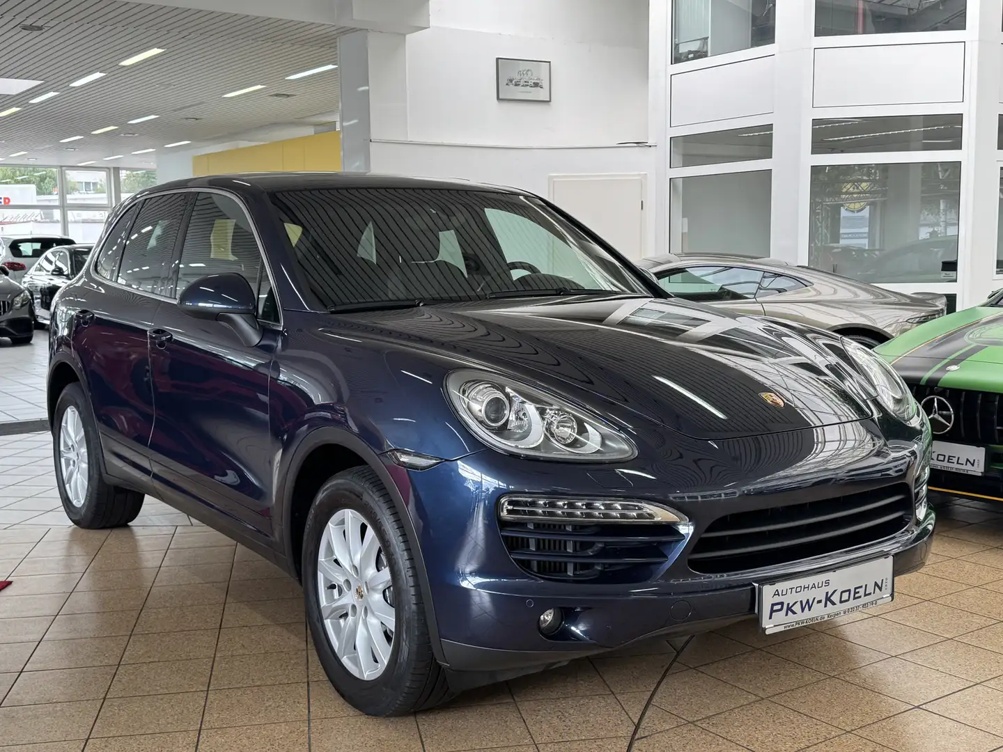 Porsche Cayenne Bi XENON*PDLS*ESSD*NAVi*LEDER*PSM*PTS* Blau - 2