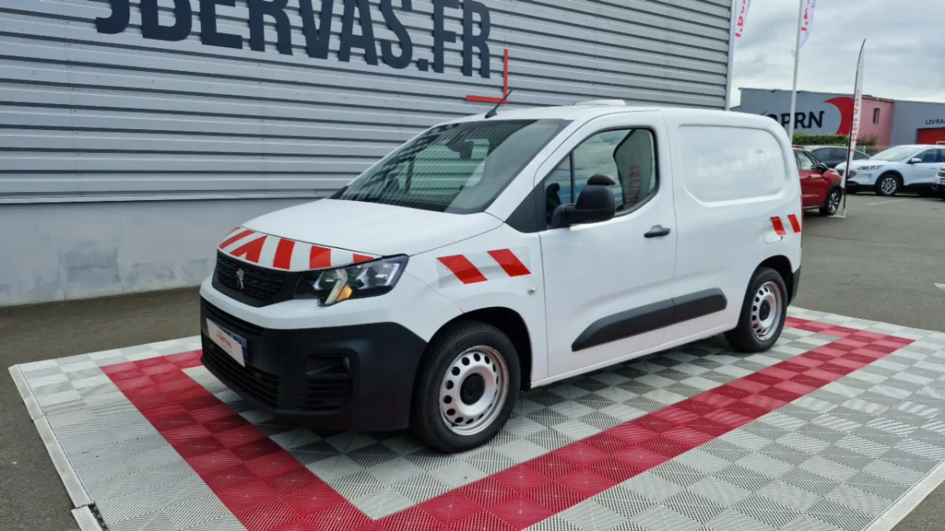 Peugeot Partner FOURGON STANDARD 650 KG BLUEHDI 130 SS EAT8 ASPHAL Blanc - 2