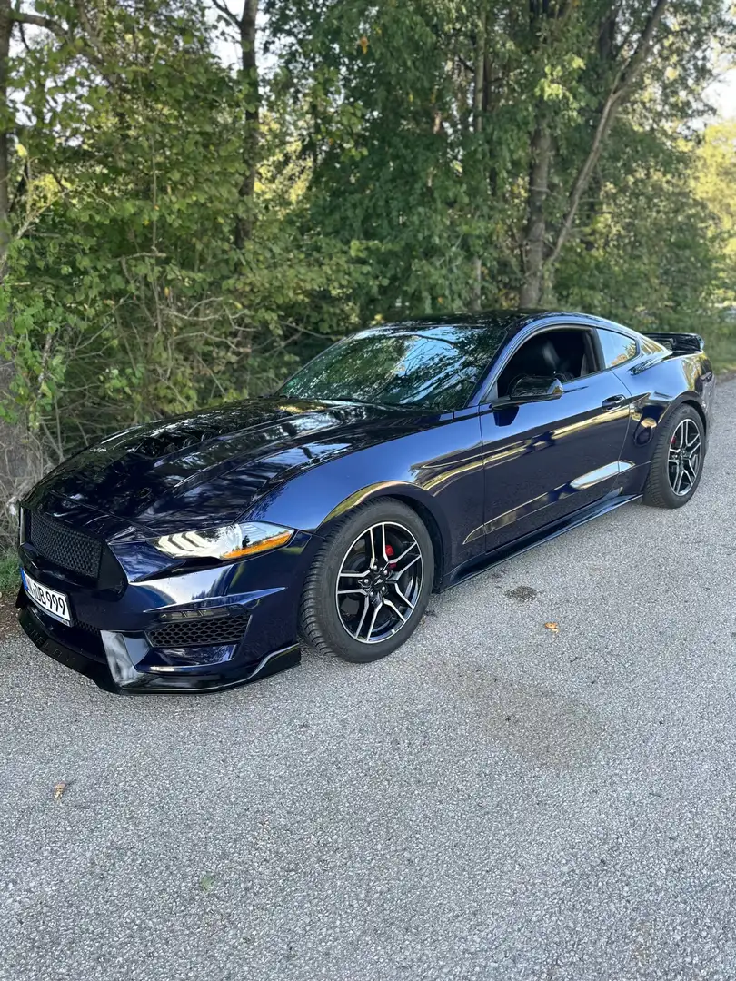 Ford Mustang 2.3 Eco Boost Automatik Shelby Blau - 1