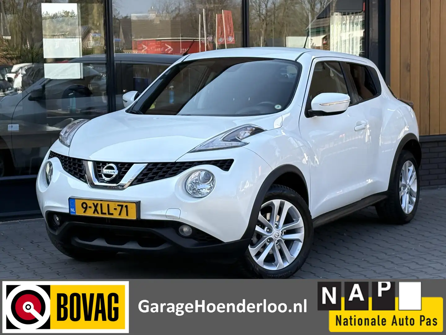 Nissan Juke 1.2 DIG-T Afn. Trekhaak, Cruise, Garantie Blanc - 1