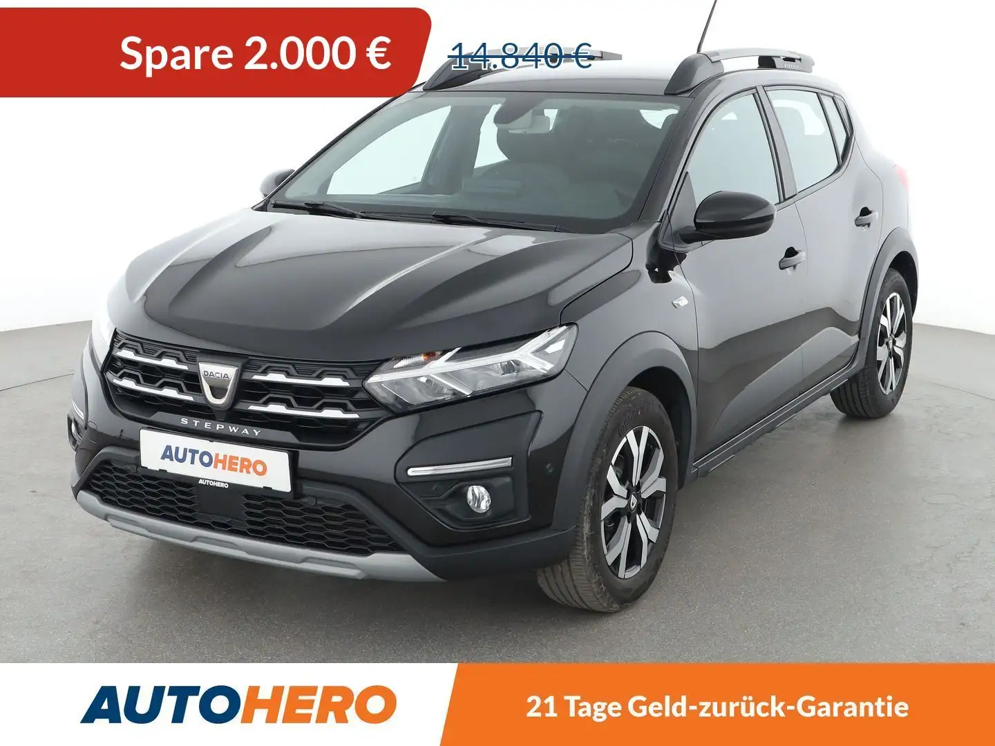 Dacia Sandero 1.0 TCe Stepway Comfort *NAVI*LED*CAM*TEMPO* Schwarz - 1
