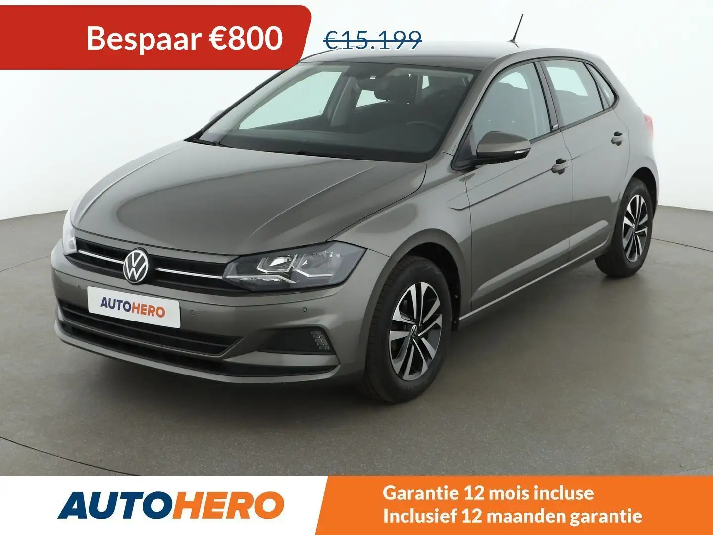 Volkswagen Polo 1.0 TSI United Gris - 1