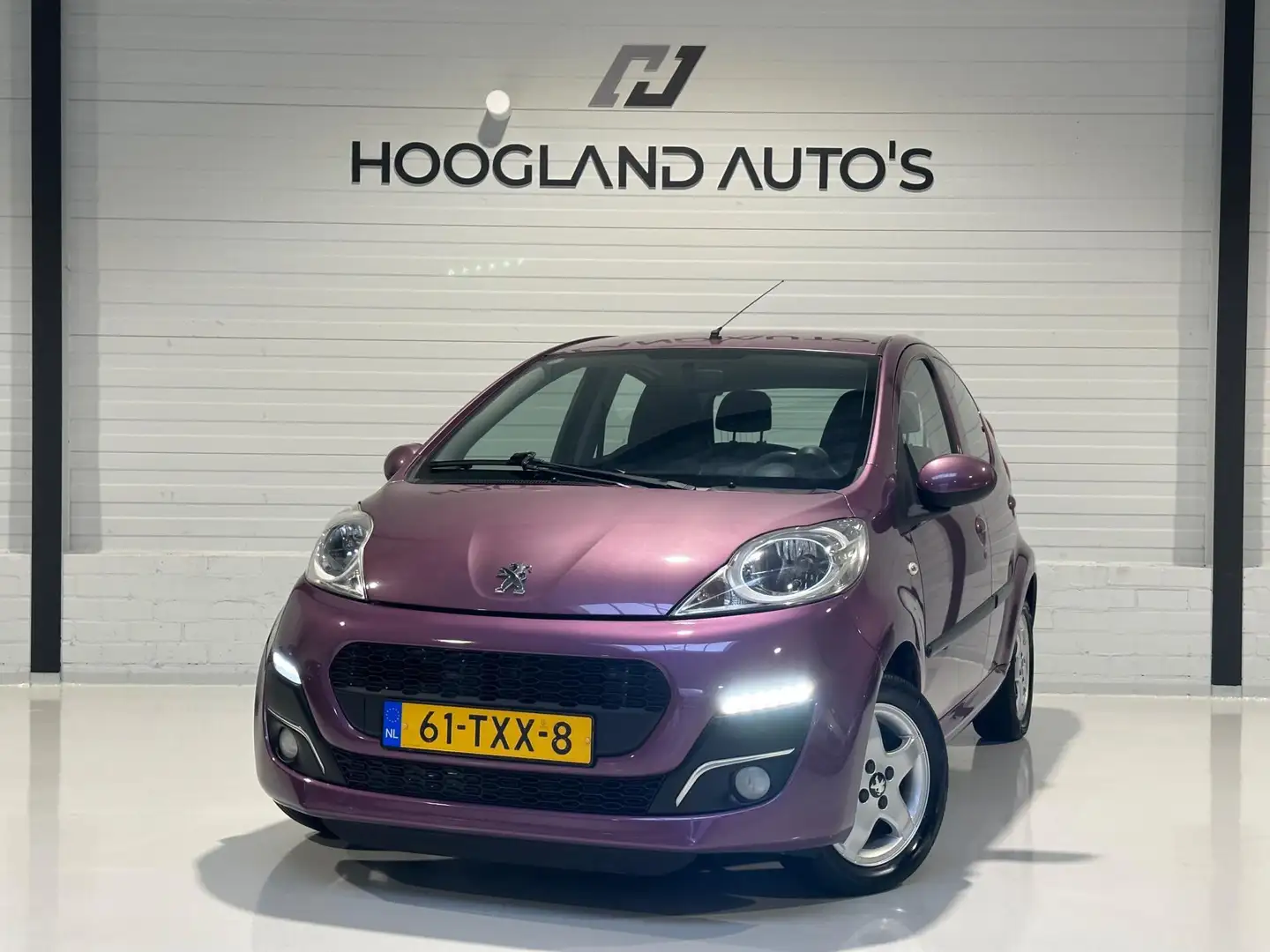 Peugeot 107 1.0 Active Airco 2012 5 Deurs Paars - 2