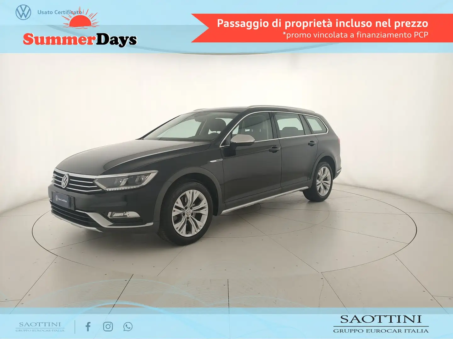 Volkswagen Passat Alltrack Alltrack 2.0 TDI 4motion 190 CV DSG Noir - 1