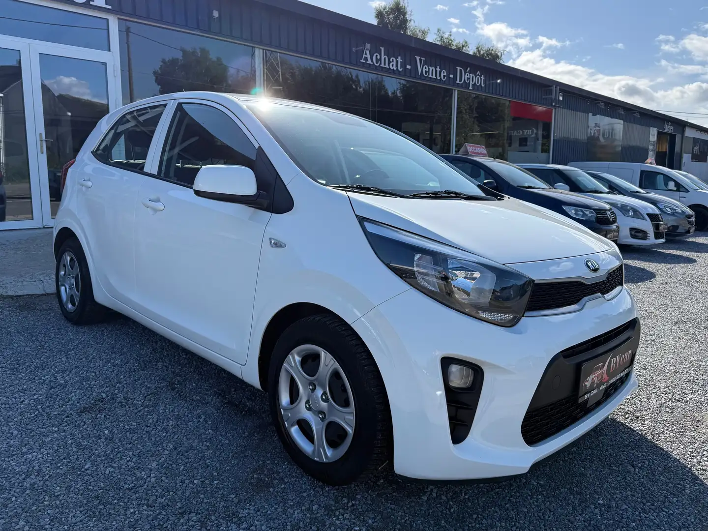 Kia Picanto 1.2i *GARANTIE 2 ANS* 1 PROPRIETAIRE Blanc - 2