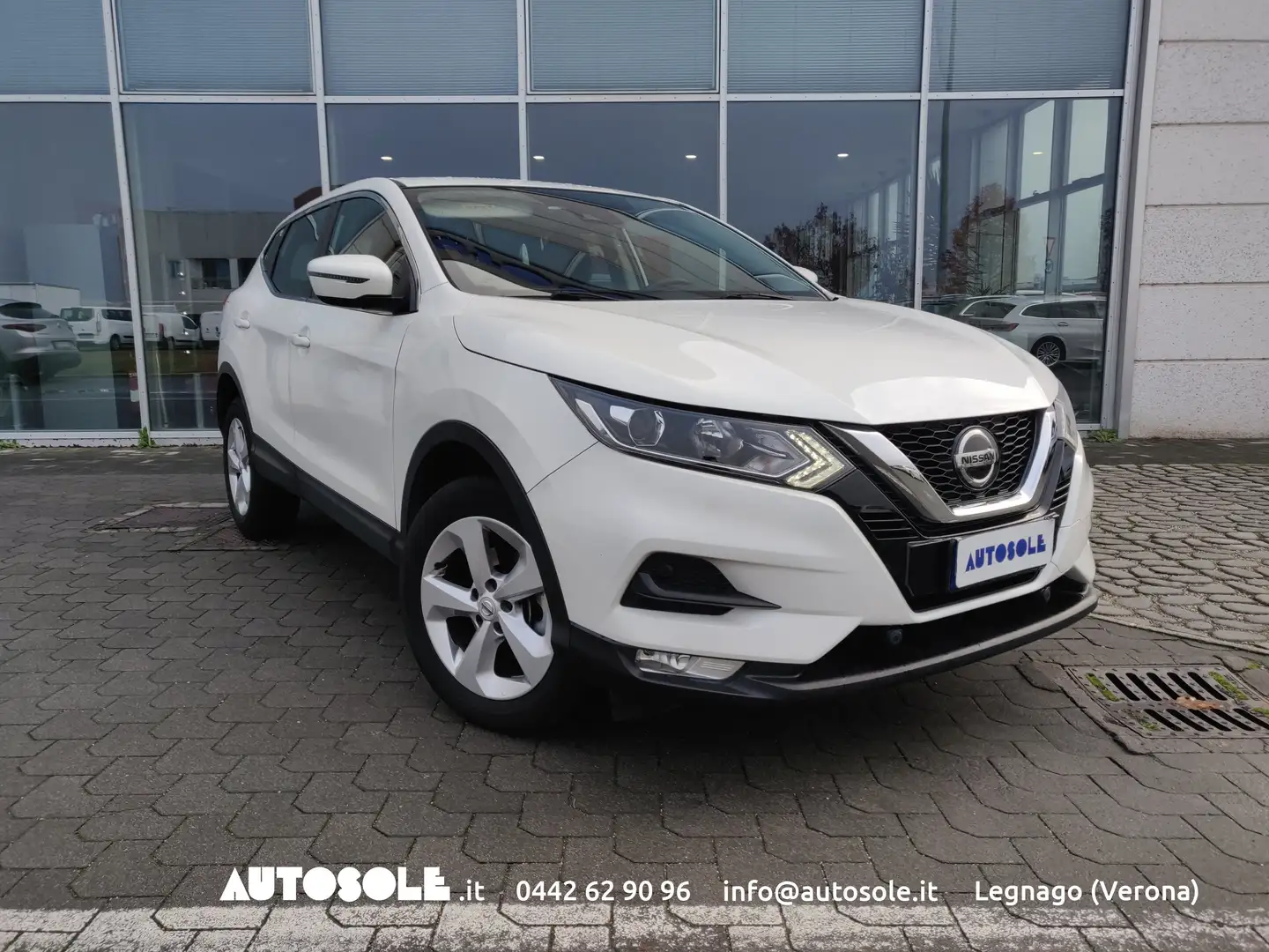 Nissan Qashqai Qashqai 1.5 DCI Business Automatica Bianco - 1