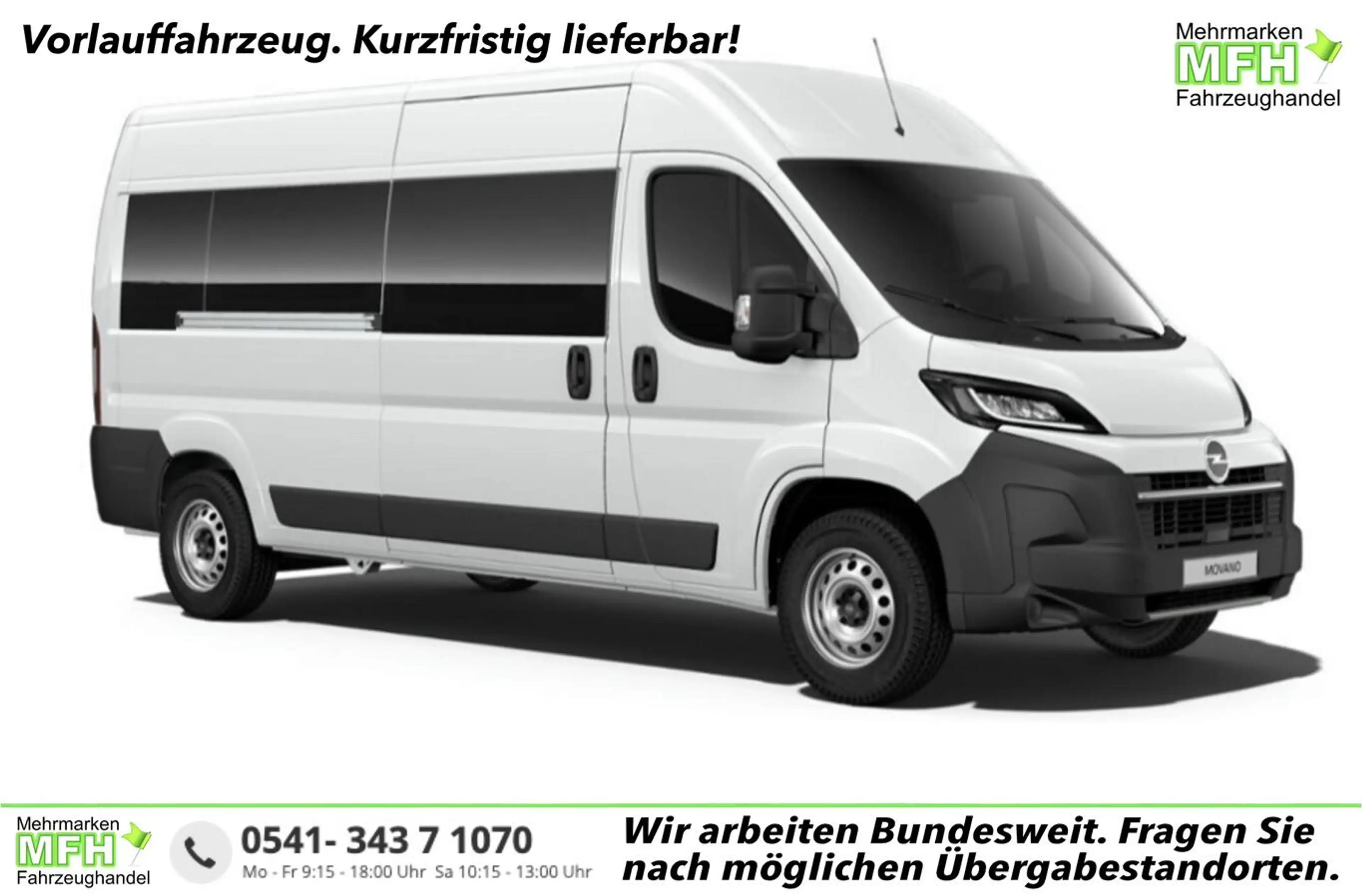 Opel Movano Vollverglast 35 Aut L3H2 TechnoP AHK LED 132 kW...