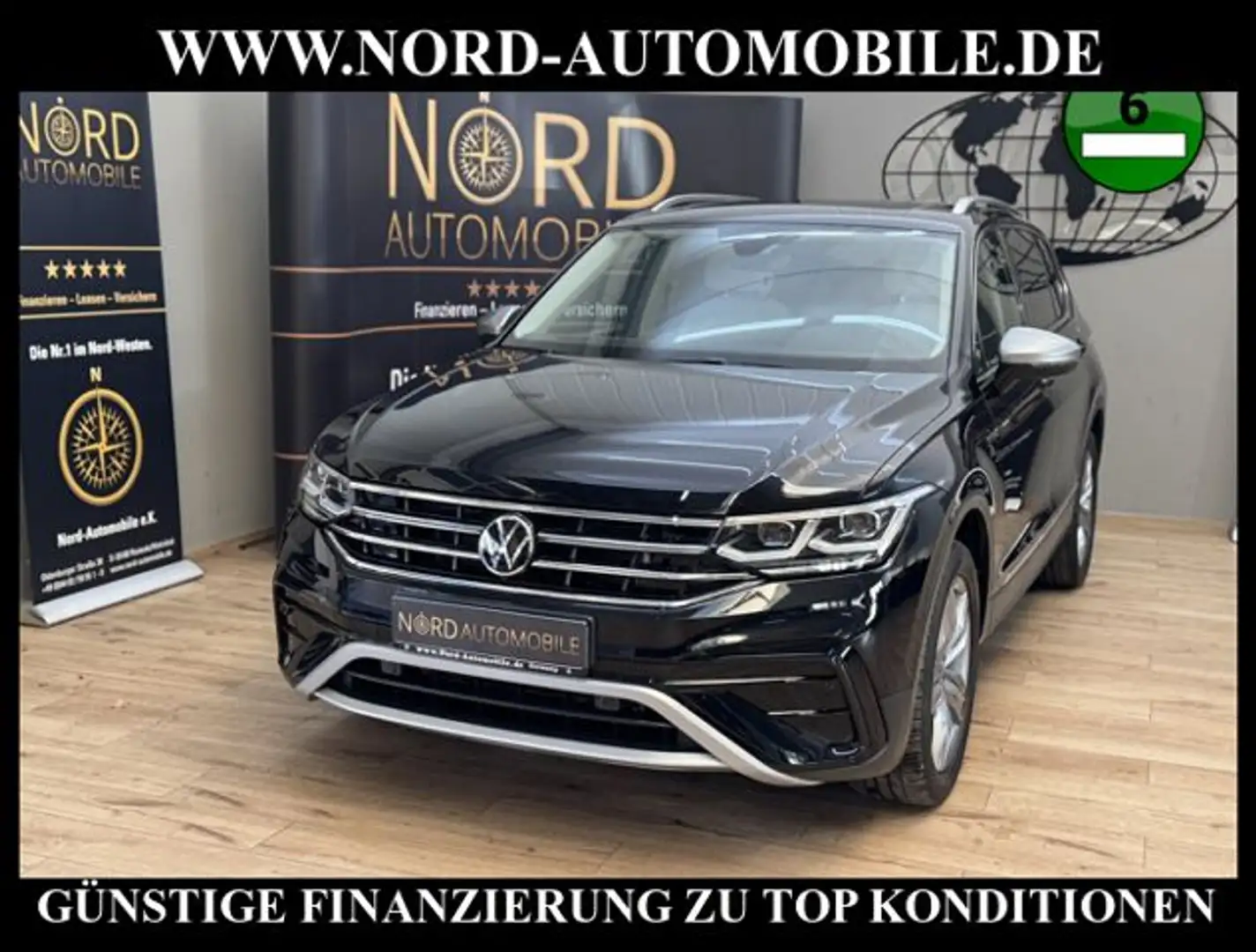 Volkswagen Tiguan Allspace Elegance 4MOT 2.0 TDI DSG Leder Elegance Schwarz - 1