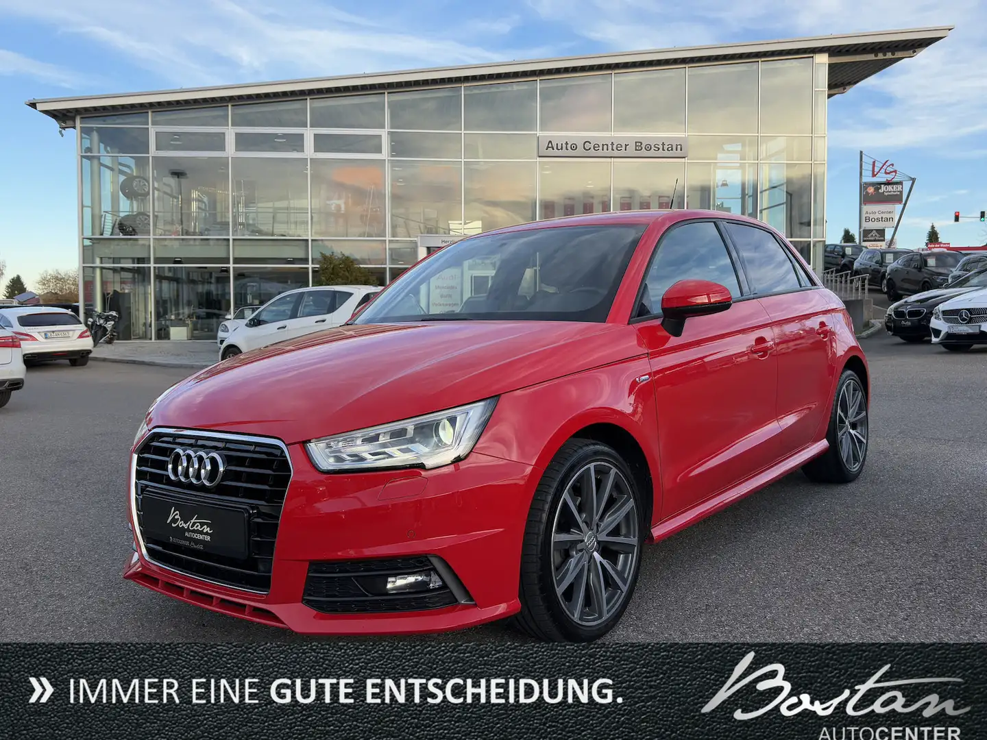 Audi A1 SPORT S-LINE/S-TRONIC/NAVI/XENON/SITZHEIZUNG Rot - 1