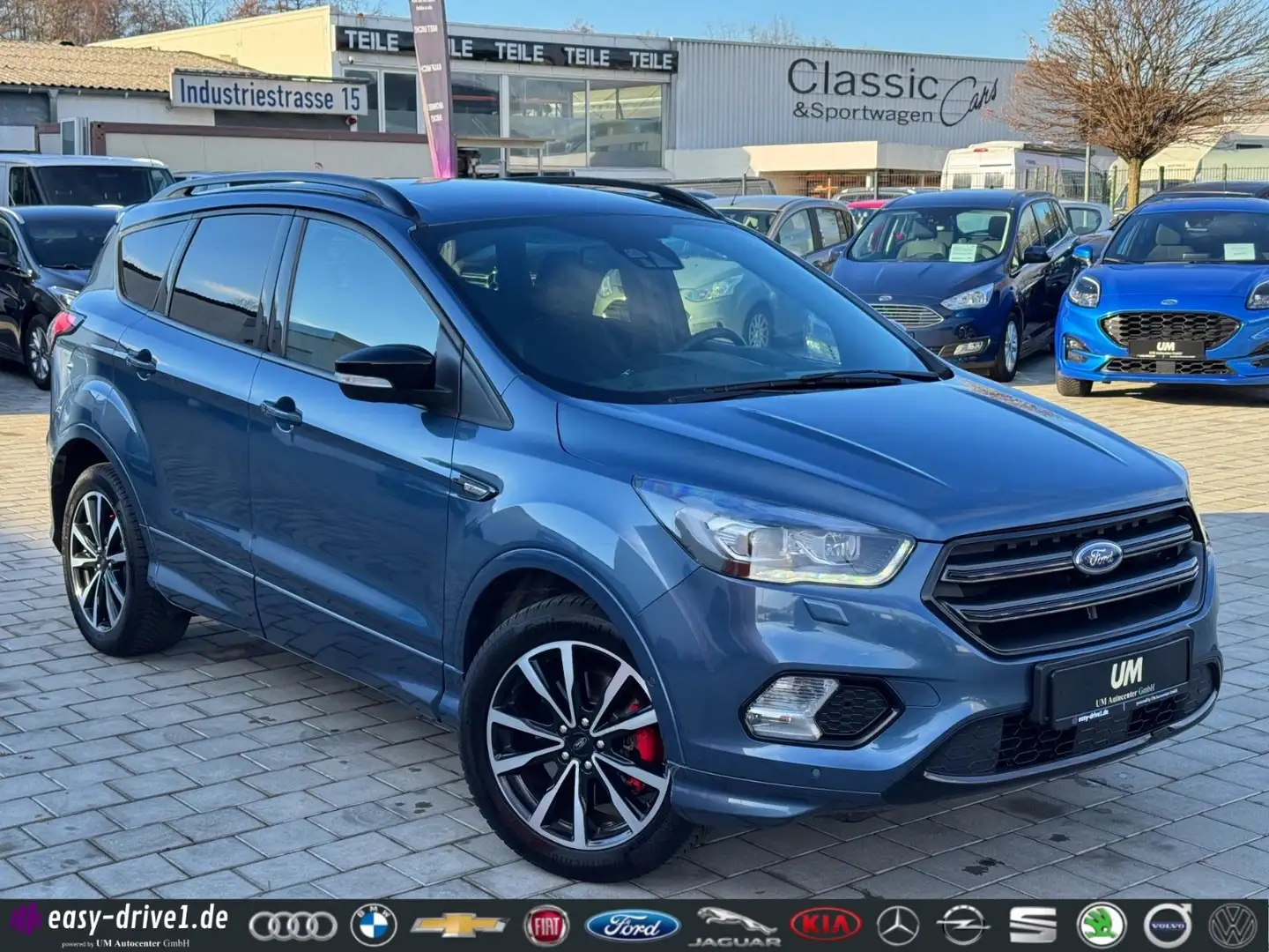 Ford Kuga 1.5 ST-Line AWD/NAVI/ACC/LR HZG/RFK/KEYLESS Blau - 1