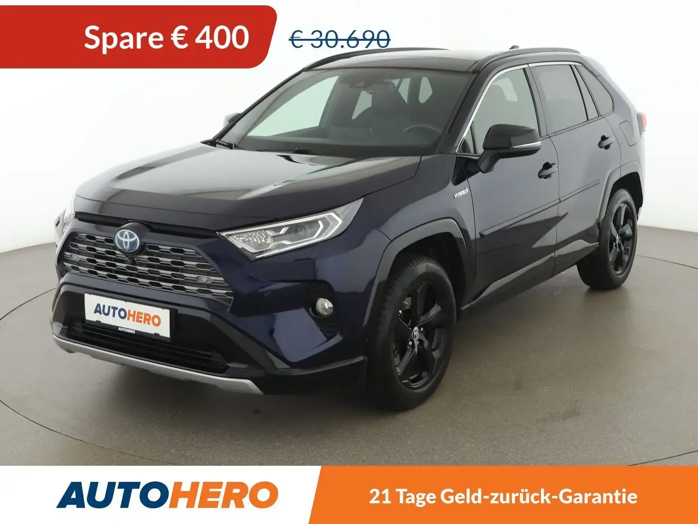 Toyota RAV 4 2.5 Hybrid 4x4 Style Aut. *LED*ACC*360°*SPUR*TOT* Синий - 1