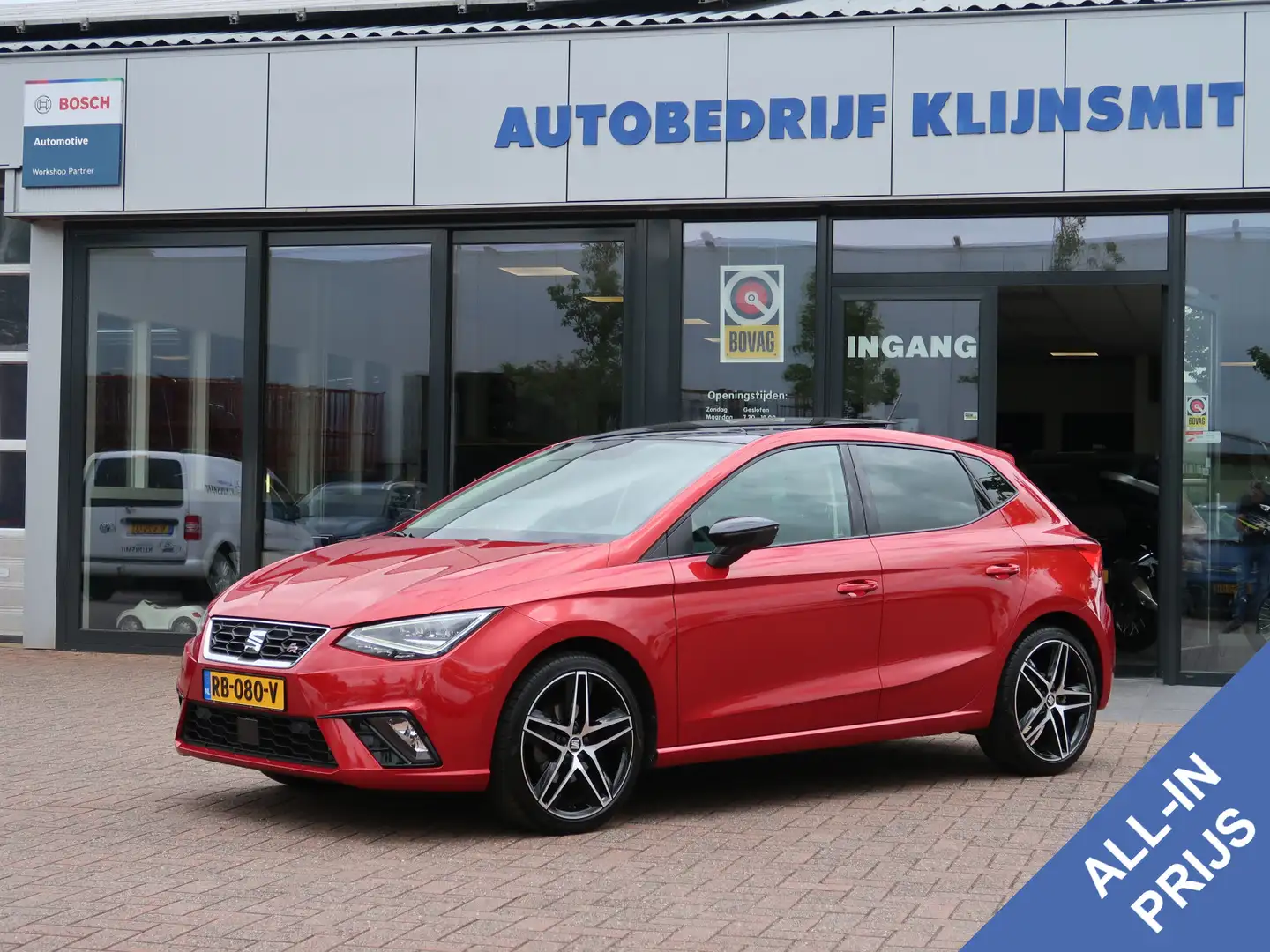 SEAT Ibiza 1.0 TSI FR Intense | Panorama | Beats | 18" Velgen Rood - 1
