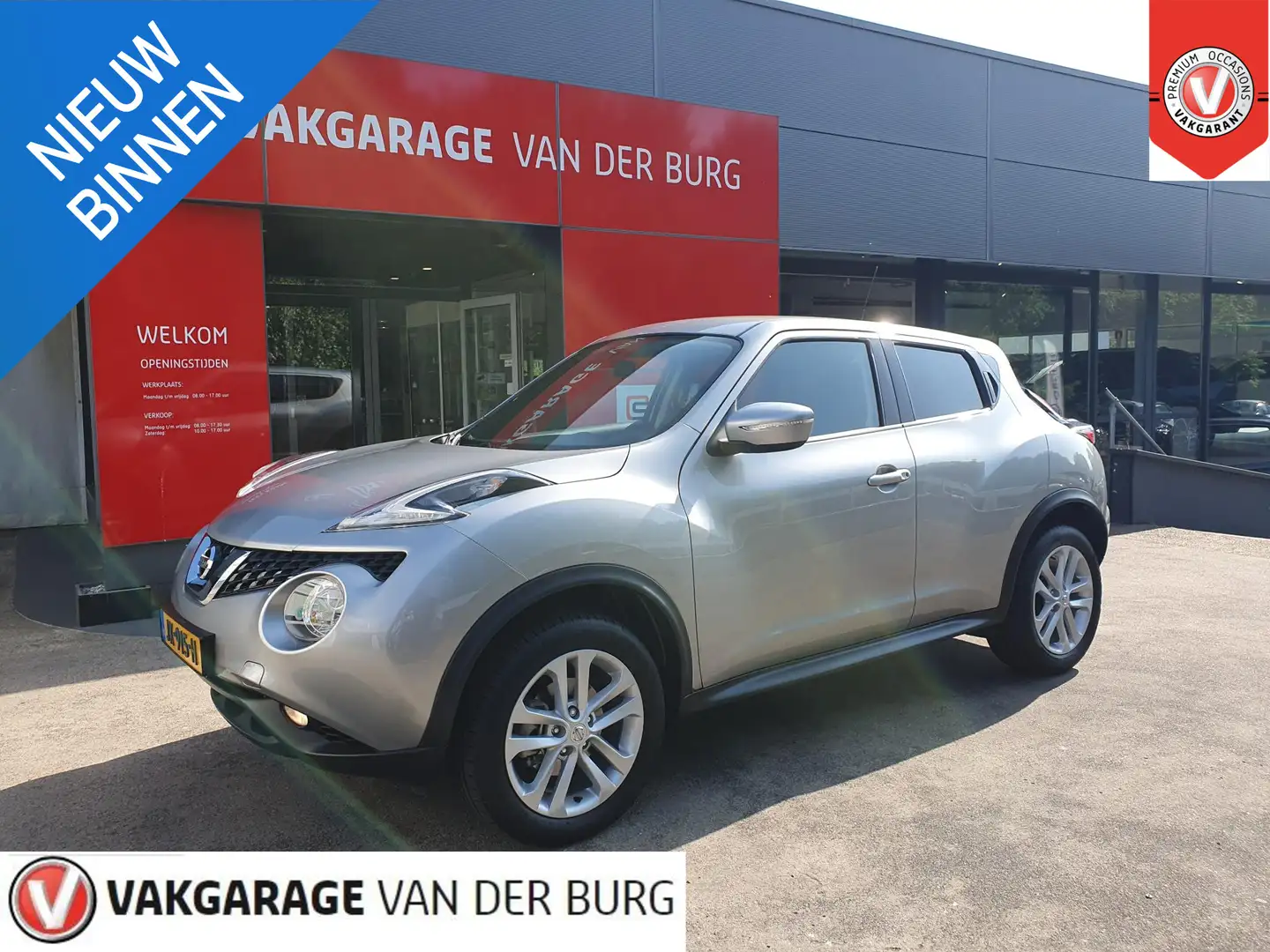 Nissan Juke 1.6 Acenta 1e Eig. km. 20.418 Grijs - 1