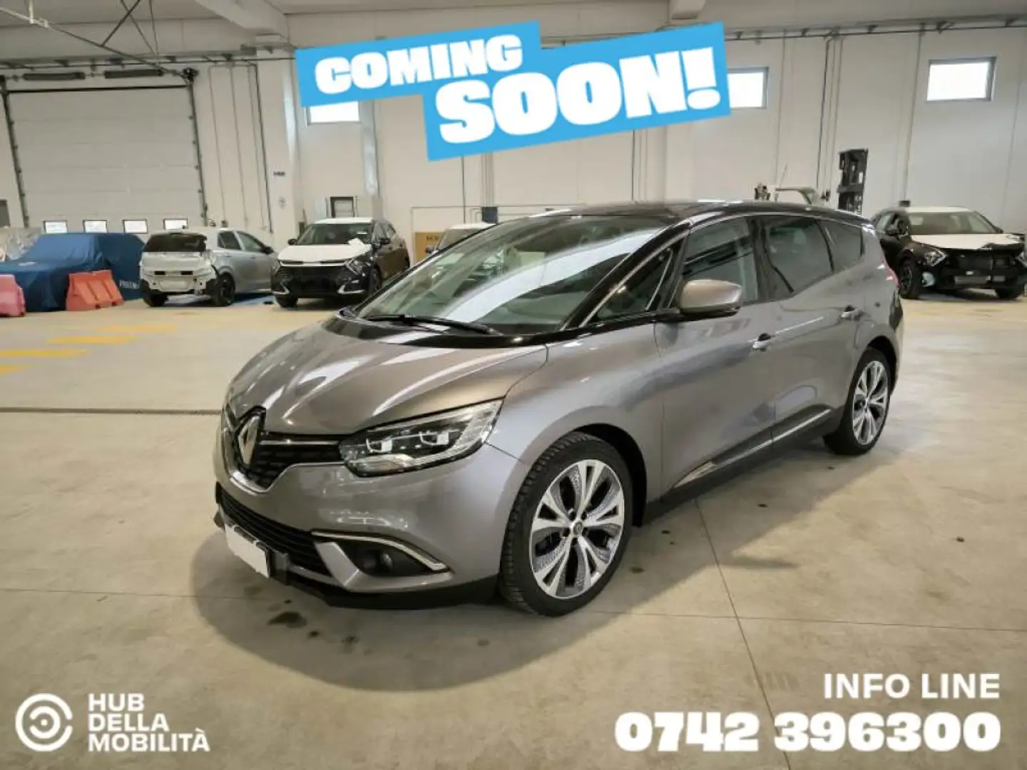 Renault Grand Scenic Blue dCi 120 CV EDC Business 7 posti Grigio - 2