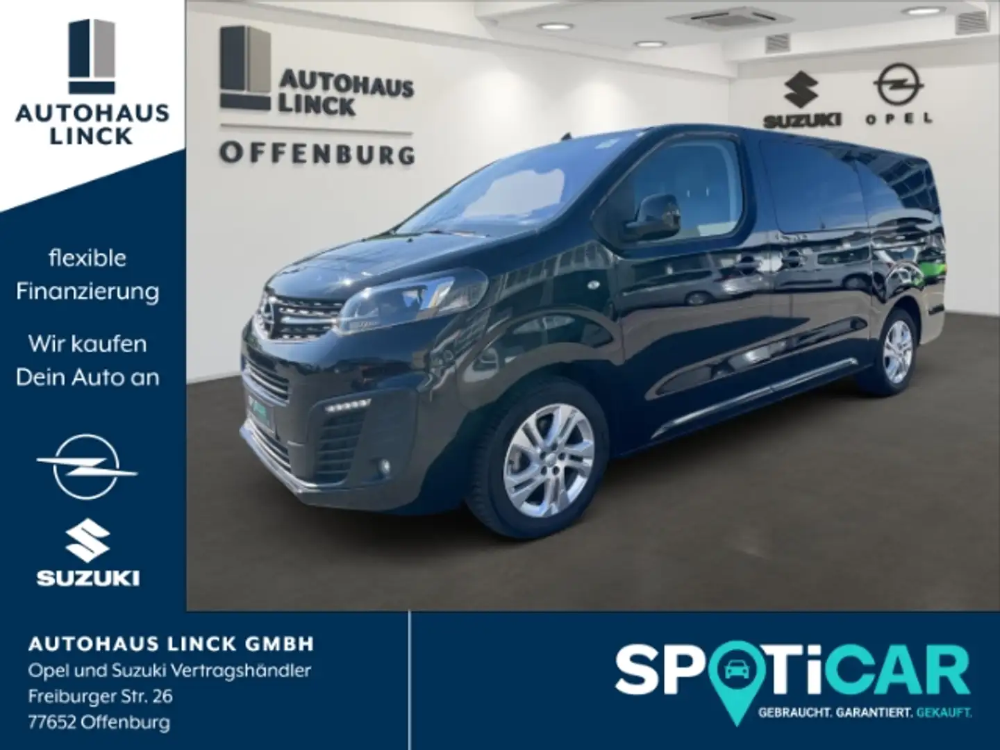 Opel Zafira Life Tourer L 2.0 D Navi+Standheizung Schwarz - 1