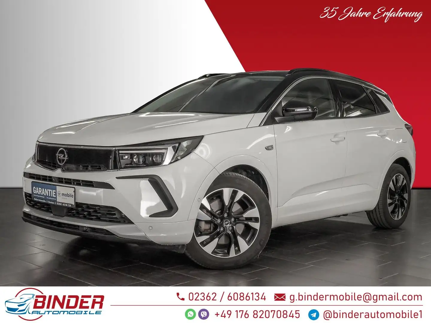 Opel Grandland X Business Elegance*GARANTIE*NEUE TÜV* Weiß - 1