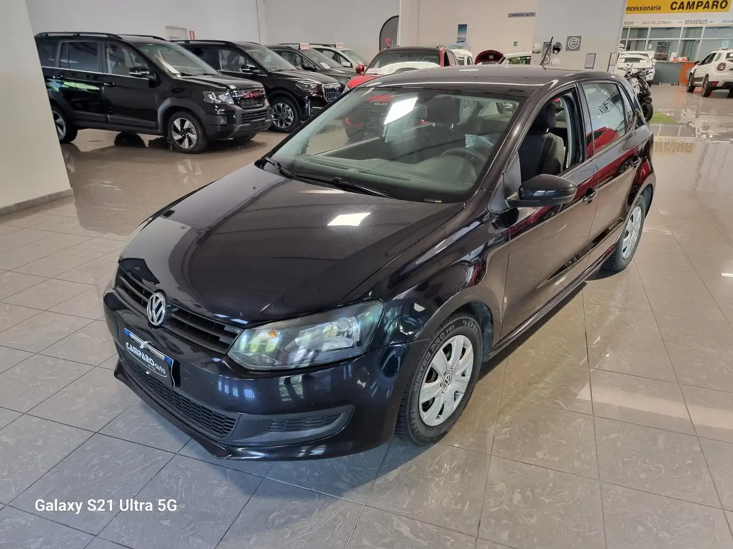 Volkswagen Polo Polo V 2009 5p 1.2 Trendline 60cv OK NEOPATENTATI Nero - 1
