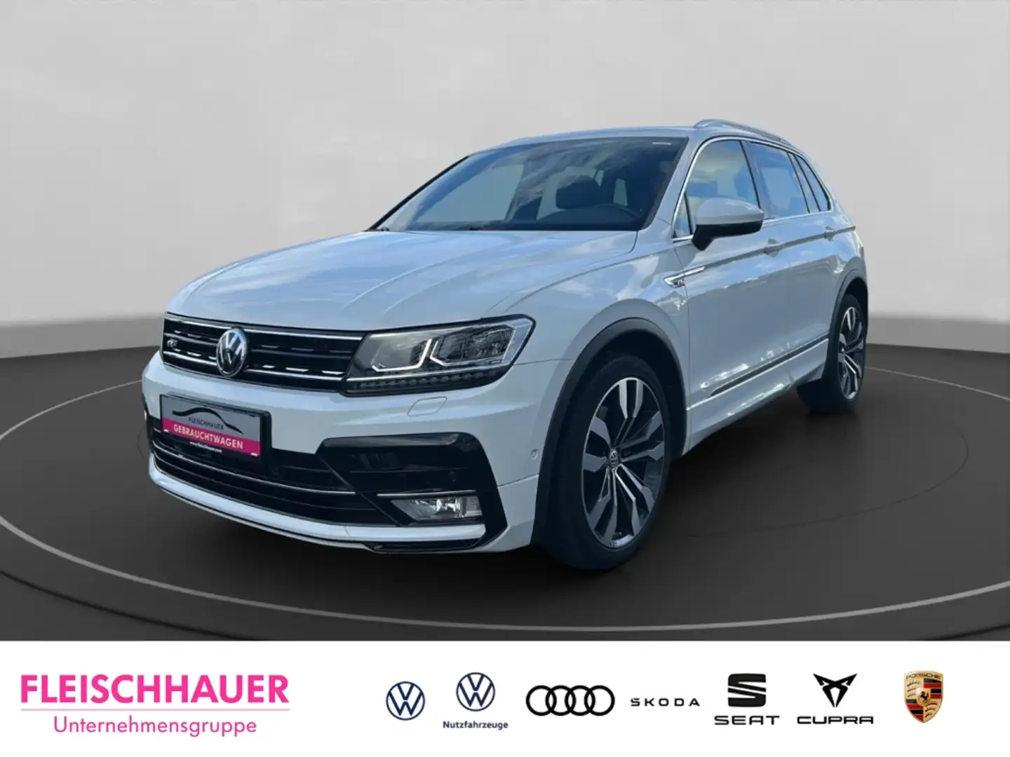Volkswagen Tiguan Highline 4Motion DSG+MEMORY+ACC+SHZ+NAVI Weiß - 1