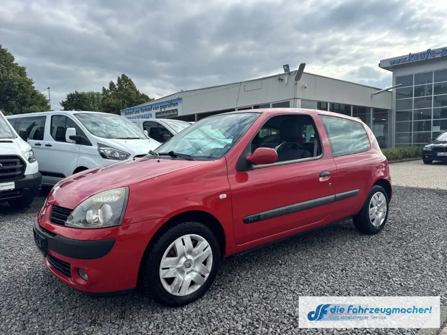 Renault Clio II Dynamique EXPORT SHZ Sportsitze Klima el.SP Spi Rot - 2